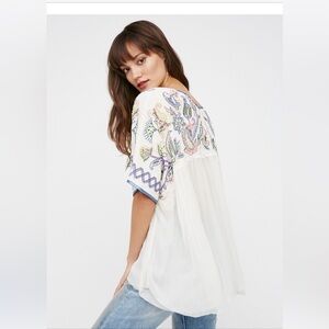 Flowy Embroidered Top